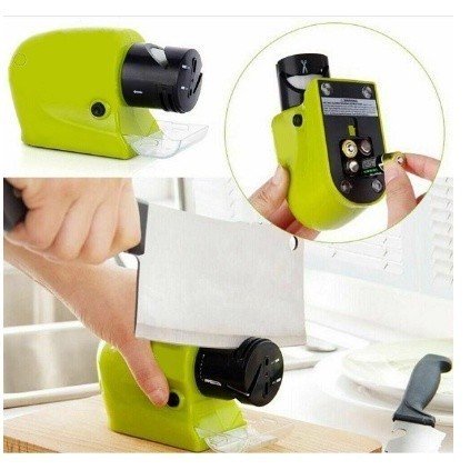 Amolador Afiador de Faca Eletrico Tesoura Ferramentas Lamina Alicate de Unha à PILHA codAL9