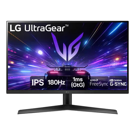 Monitor Gamer LG Ultragear 27 Ips, 180hz, 1ms (gtg), Nvidia G-sync , Amd Freesync, Hdr10, Srgb 99% - 27gs60f-b Preto 127/220v