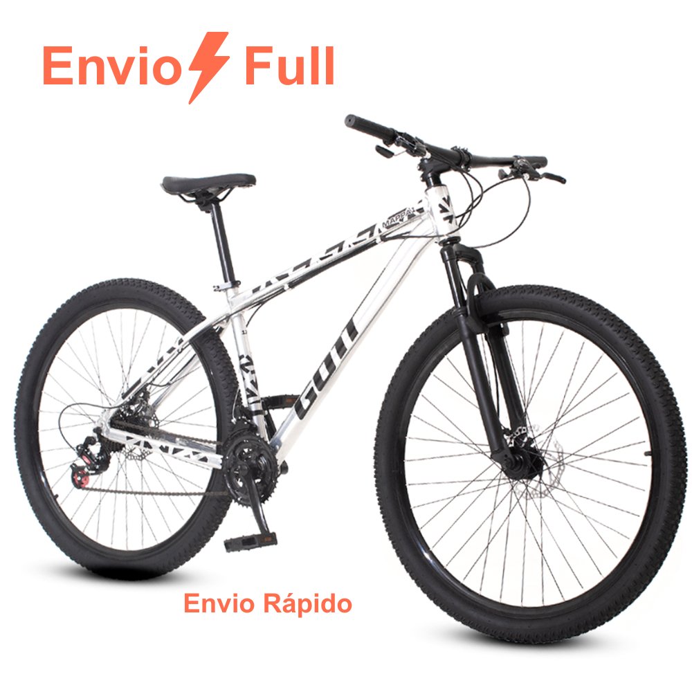 Bicicleta aro 29 Alumínio Gott Mappa1 Freios a Disco Suspensão 21v