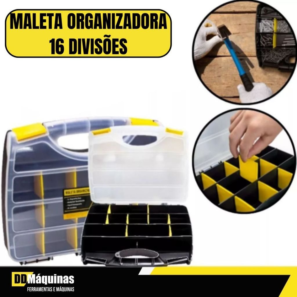 Maleta Organizadora 16 Divisões FST019 - Fasterr