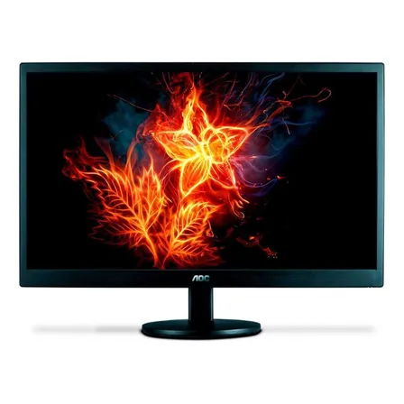 Monitor Aoc 18.5  E970swhnl Hdmi Vga 18.5  Led Hd 60hz Widescreen Preto 127/220v