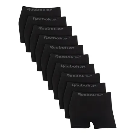 Kit 10 Cuecas Reebok Masculino Boxer Box Microfibra Adulto
