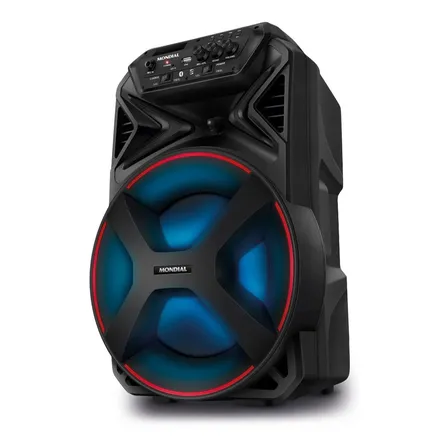 Caixa De Som Amplificada Bluetooth 250w Cm250 Cor Preto Mondial 127/220v