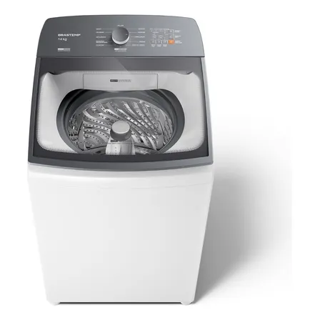 Máquina De Lavar Brastemp 14kg Branca Smart Sensor- Bwj14ab 127v Branco