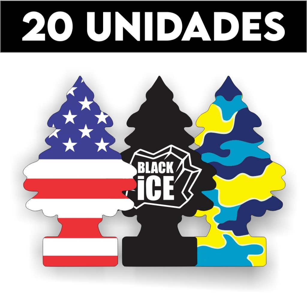 Kit 20 Cheirinho de carro Aromatizador Cheirinho Para Carro Pinheiro Sortidos Escolha a Essência