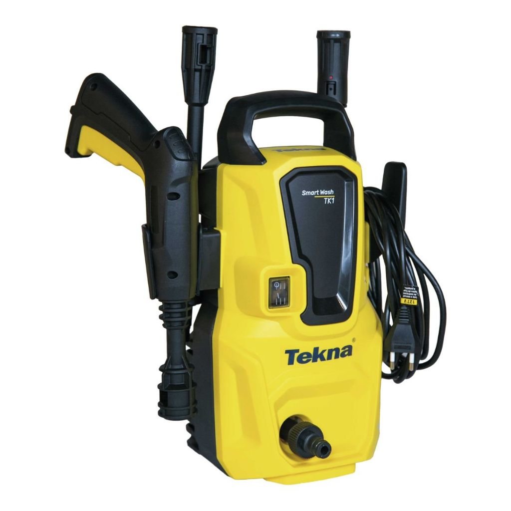 Lavadora Alta Pressão Tekna HLX 220v 1600W Jato Regulável Lava Jato Doméstico Compacto 60Hz Amarela