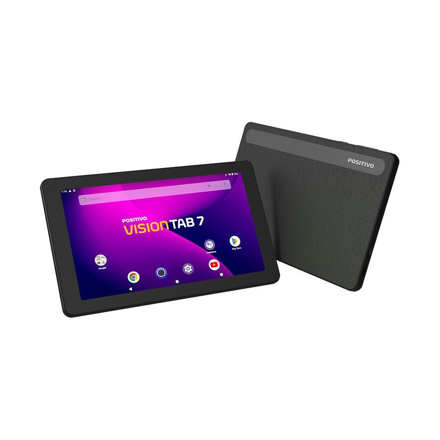 Tablet Positivo Vision TAB 7 64GB 3GB 7” Preto