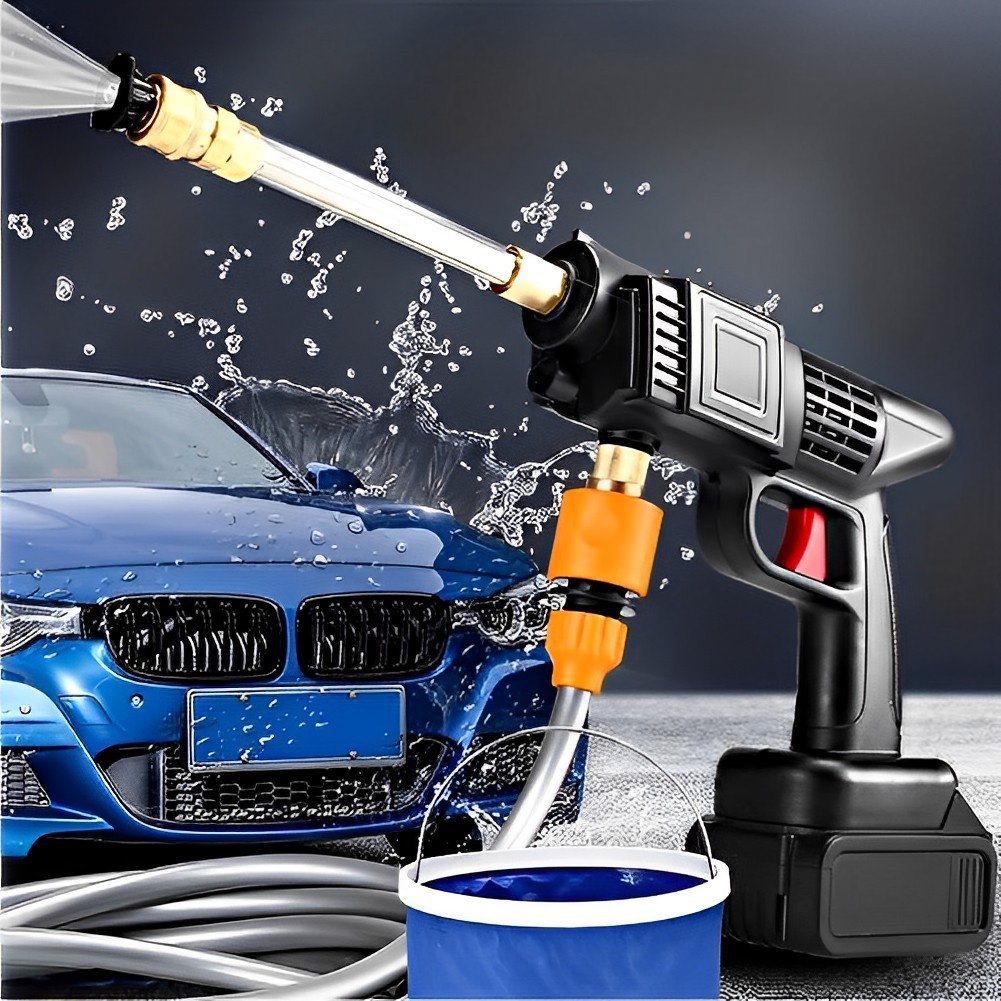 Lavadora de Alta Pressão Portátil Lava Carros E Jardins Linha Premium Pistola Profissional
