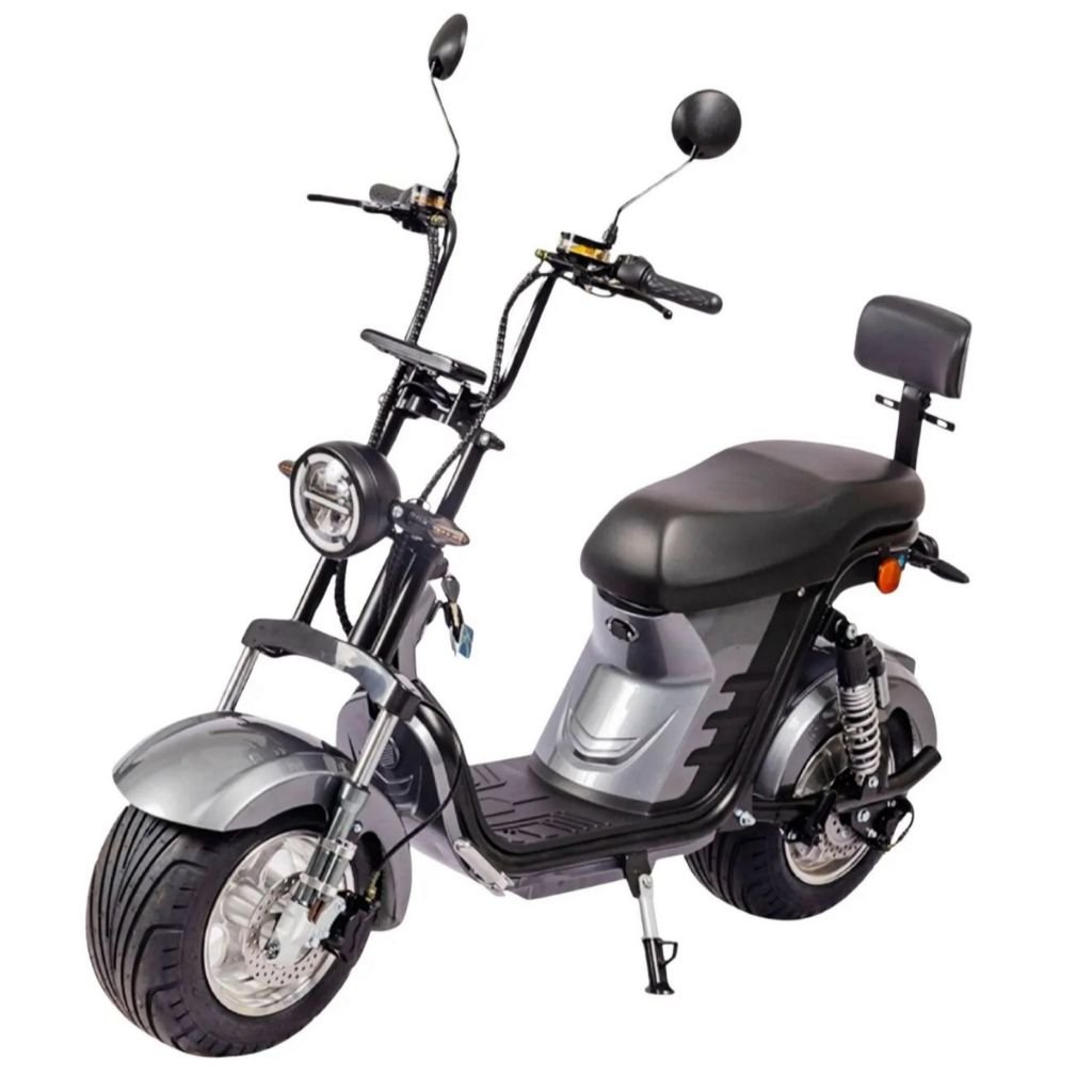 moto Bicicleta Elétrica 1000W sem carteira Moto Scooter 32km/h Modelo 2026 Lançamento