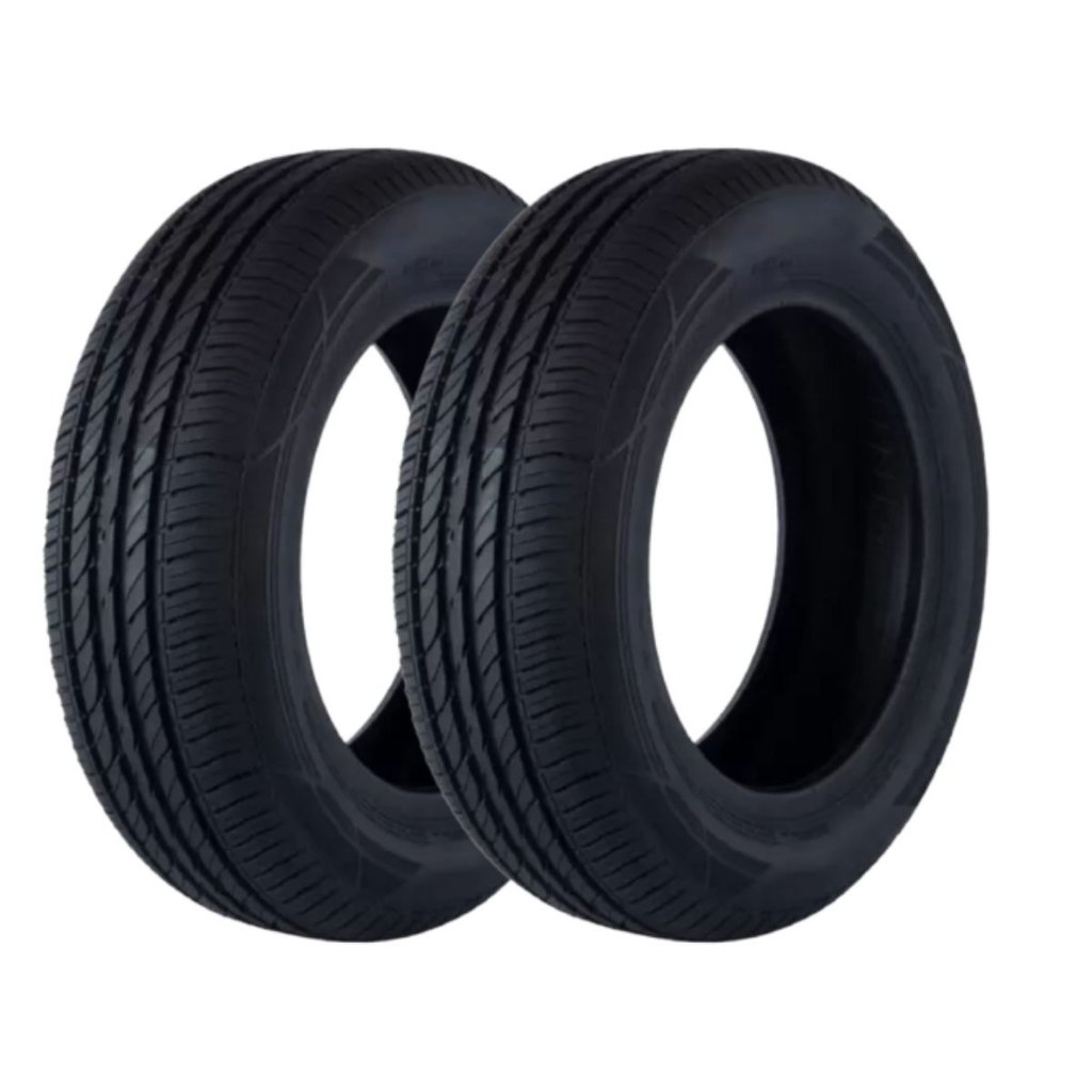 Kit 2 Pneu Aro 15 - 195/60 R15 Remold Linha Premium Garantia Selo do Inmetro Pneu Inmetro