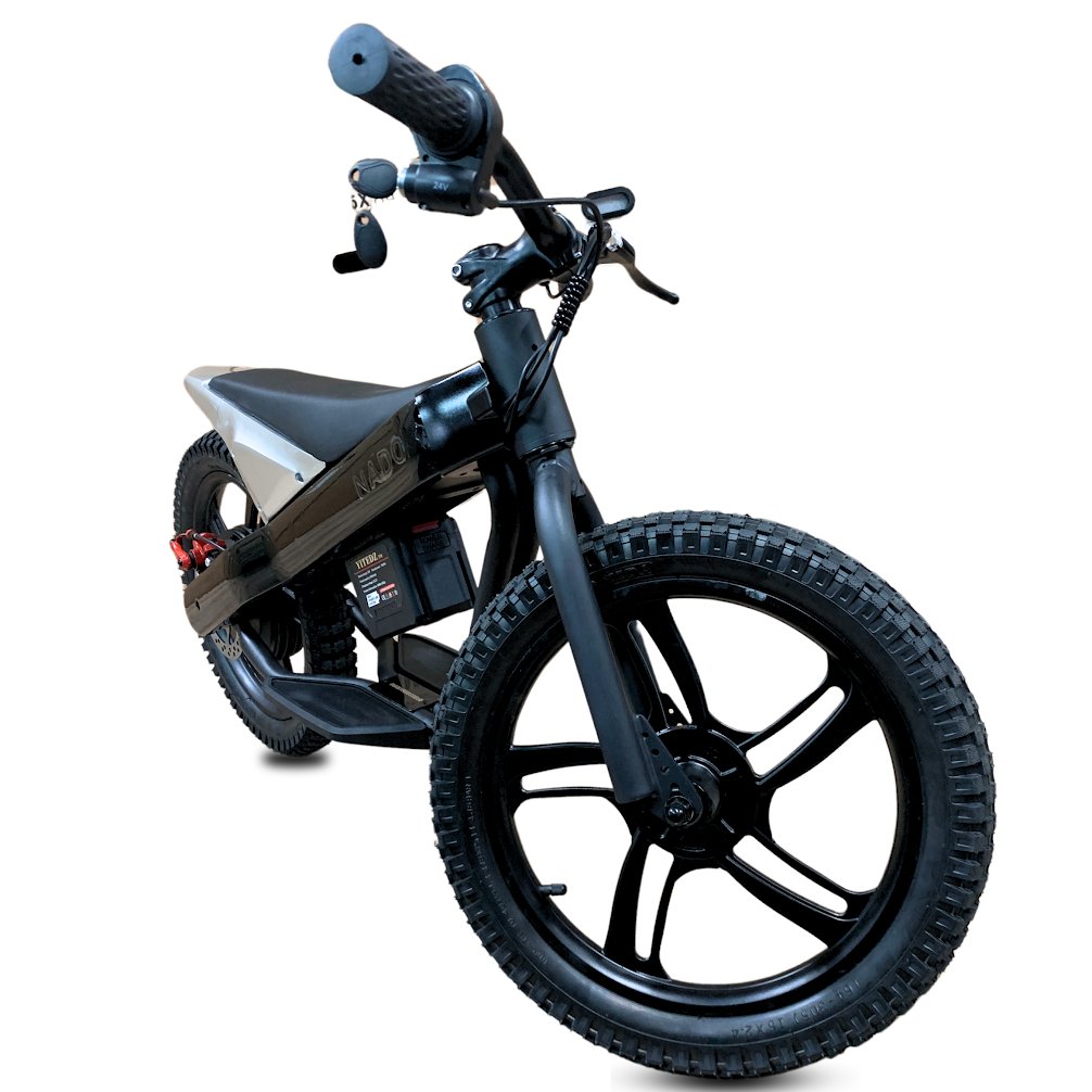 Bicicleta Elétrica Para Criança Nado Shark 300W 24V 8AH Bateria Lítio infantojuvenil Várias Cores
