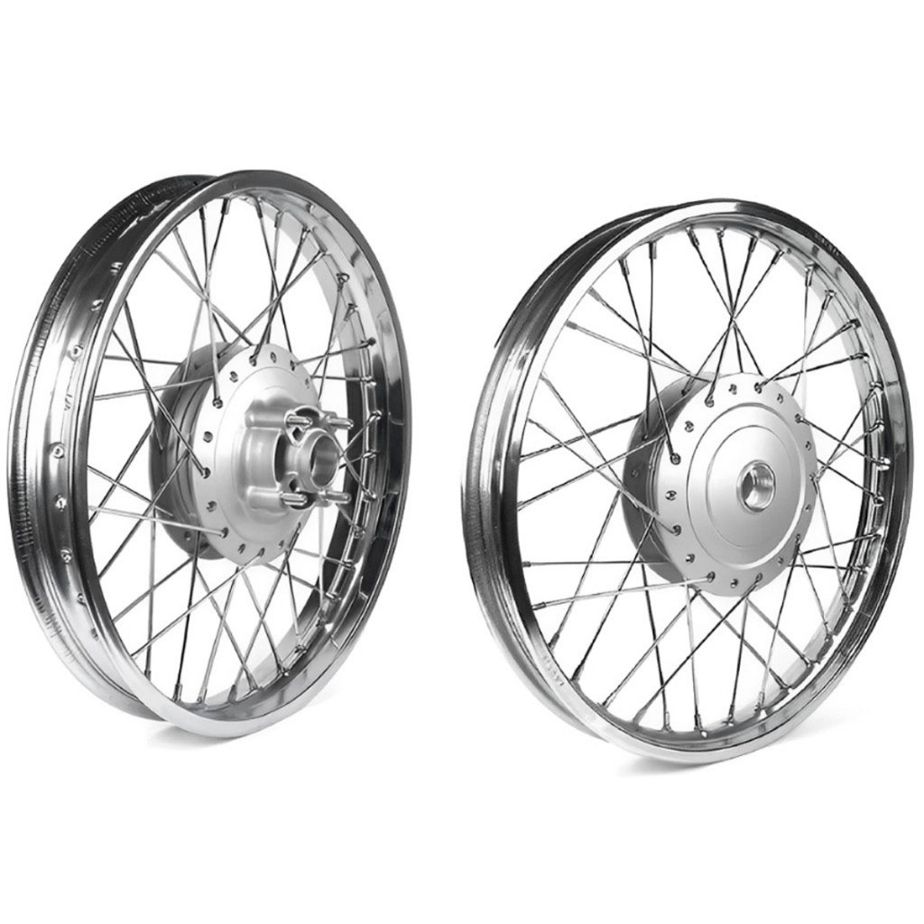 Par Aro Roda Raio 4mm Cromado ou Inox Cg Fan 125 09/18 Tambor Dianteira Traseira