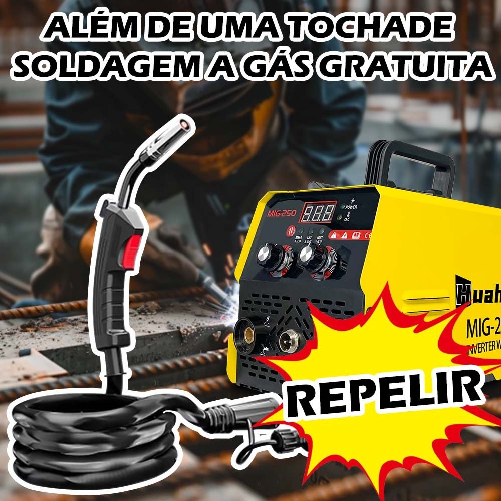 Máquina de solda com inversor 220V/110V Transformador de solda Inversor de solda Máquina de solda com inversor sem gás~