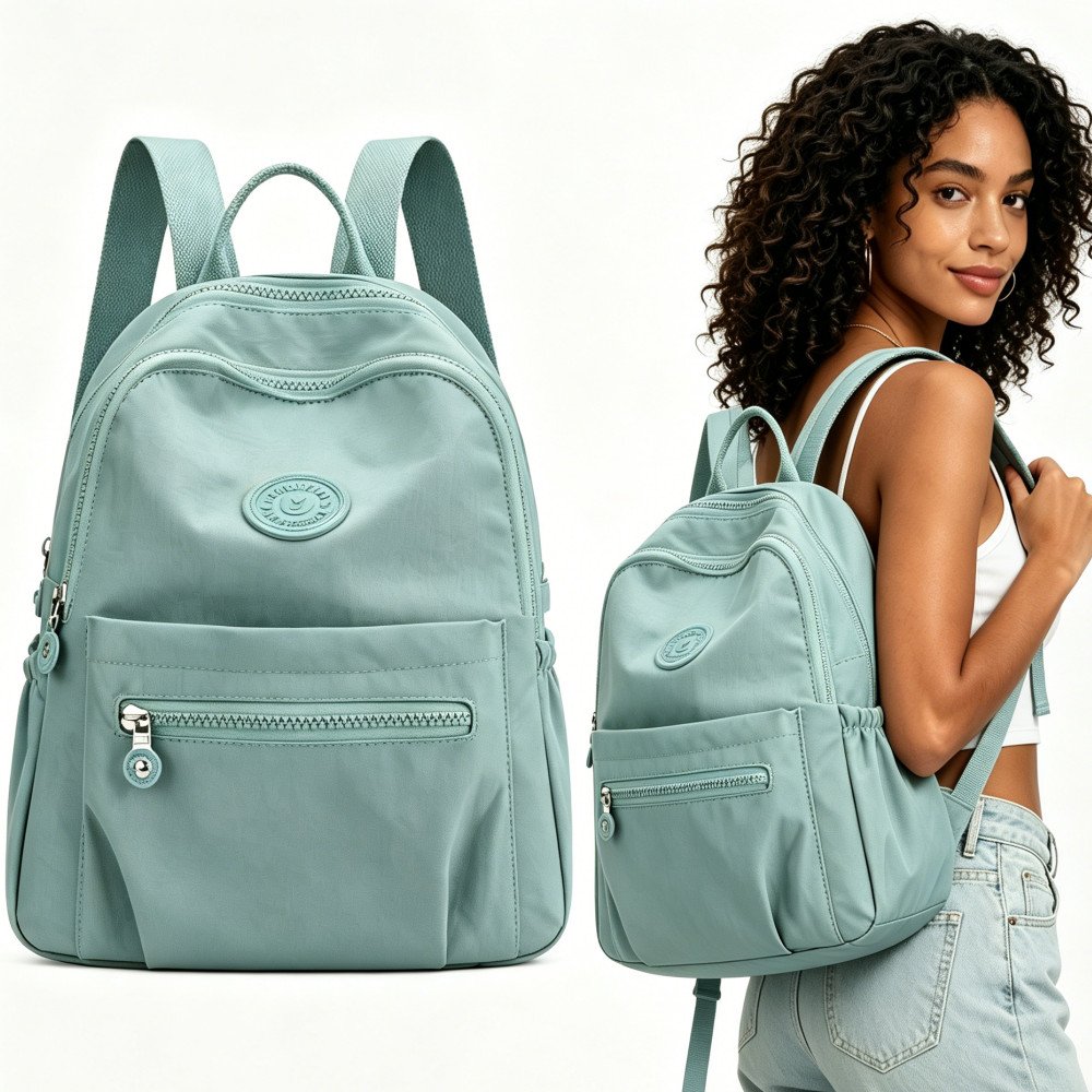 Mochila Oxford Leve Resistente Unissex Casual Para Trabalho Escola Viagem Várias Cores