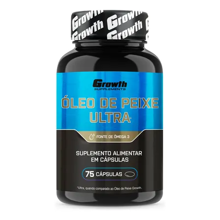 Omega 3 Óleo De Peixe Ultra 75 Softgel (caps) Growth Supplements Sem Sabor Sem Sabor