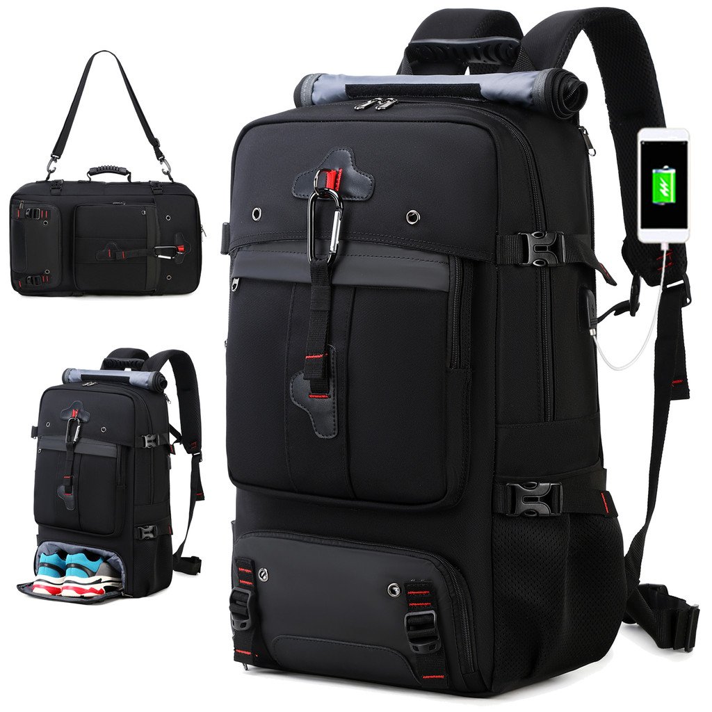 Mochila de Viagem Grande Capacidade Unissex | Multifuncional para Laptop Notebook Impermeável Resistente à Água