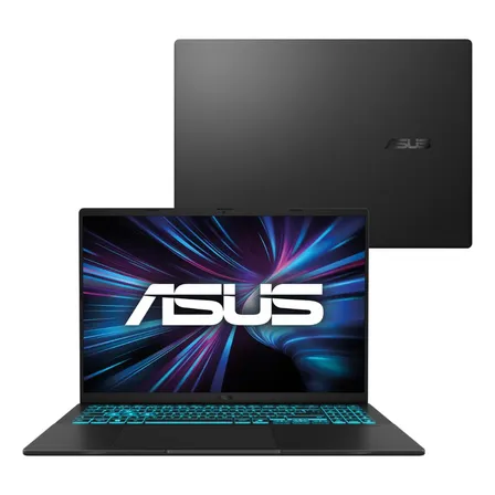 Notebook Asus V16 V3607vu Nvidia Rtx 4050 Intel Core 5 210h 16gb Ram 512gb Ssd Linux Keepos Tela 16  Led Nível Ips 144hz Preto - Rp354 Matte Black