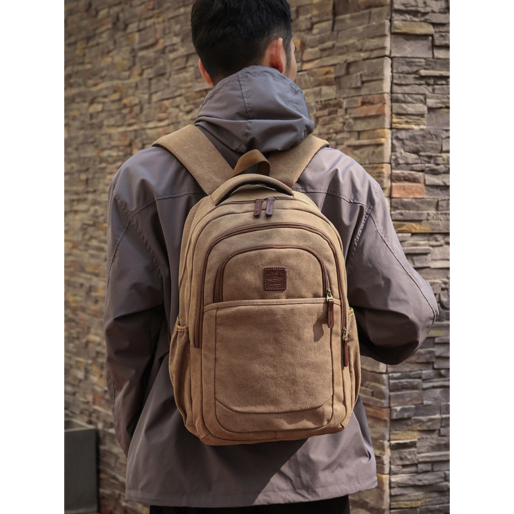 Mochila Lona Moda Para NoteBook Escolar Para Estudantes Universitário filler Unissex