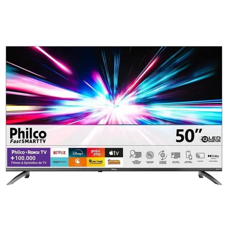 Smart Tv 50 Philco P50crb 4k Sistema Roku Tv Hdmi Usb