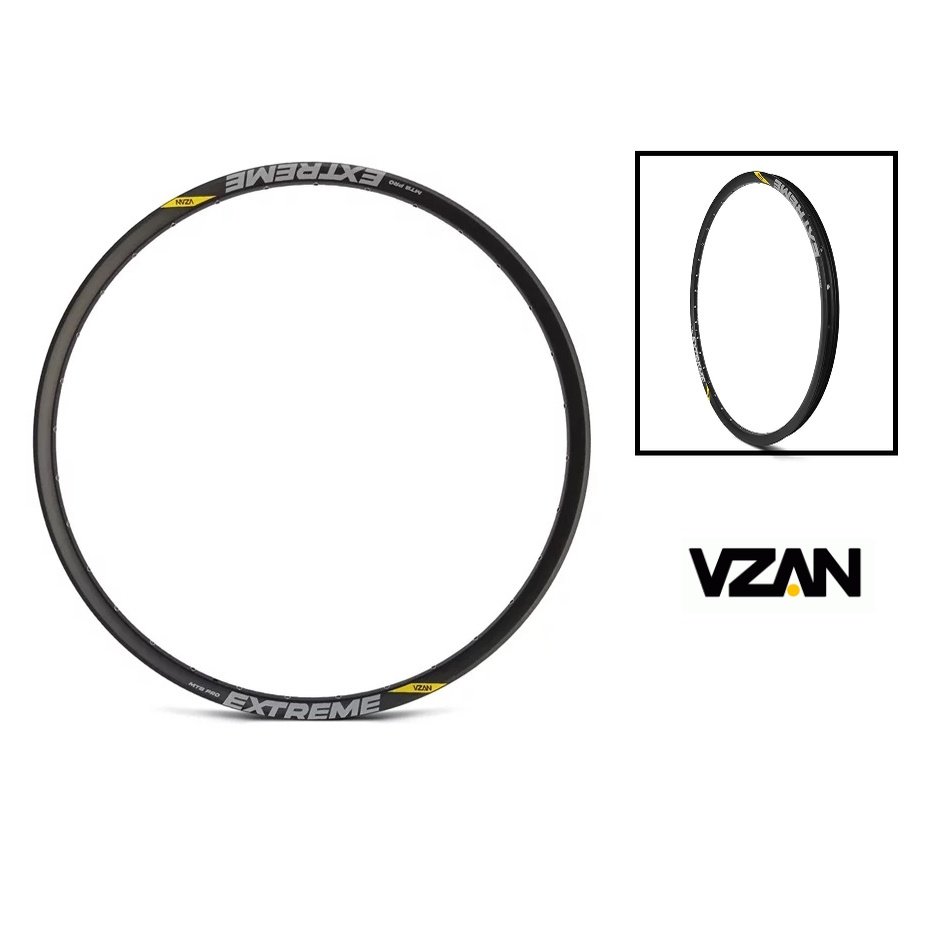 Roda Aro Mtb 29/28 Furos Tubeless Ready Cross-country Valvula Presta Extreme Pro Vzan