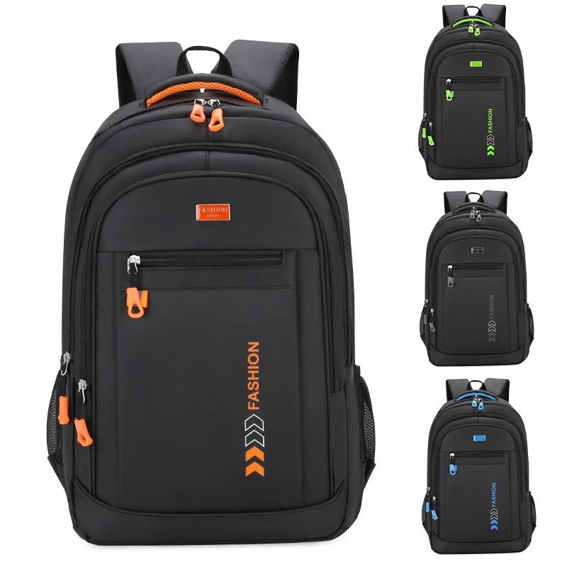 Mochila Masculino e Feminina Impermeável Resistente Reforçada Grande Para Notebook Amarelo /Azul