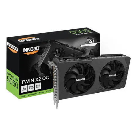 Placa De Vídeo Inno3d Rtx 5050 Twin X2 8gb Gddr6 Geforce Nvidia 4k