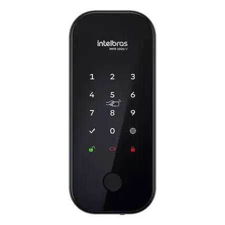 Fechadura Inteligente De Sobrepor Mfr 2020 V Intelbras Preto