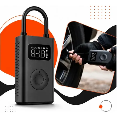 Mini Compressor Digital Hold On Bomba De Encher Pneus Portátil Para Carro Bicicleta Motocicletas Cor Preto Com Calibrador 127/220v