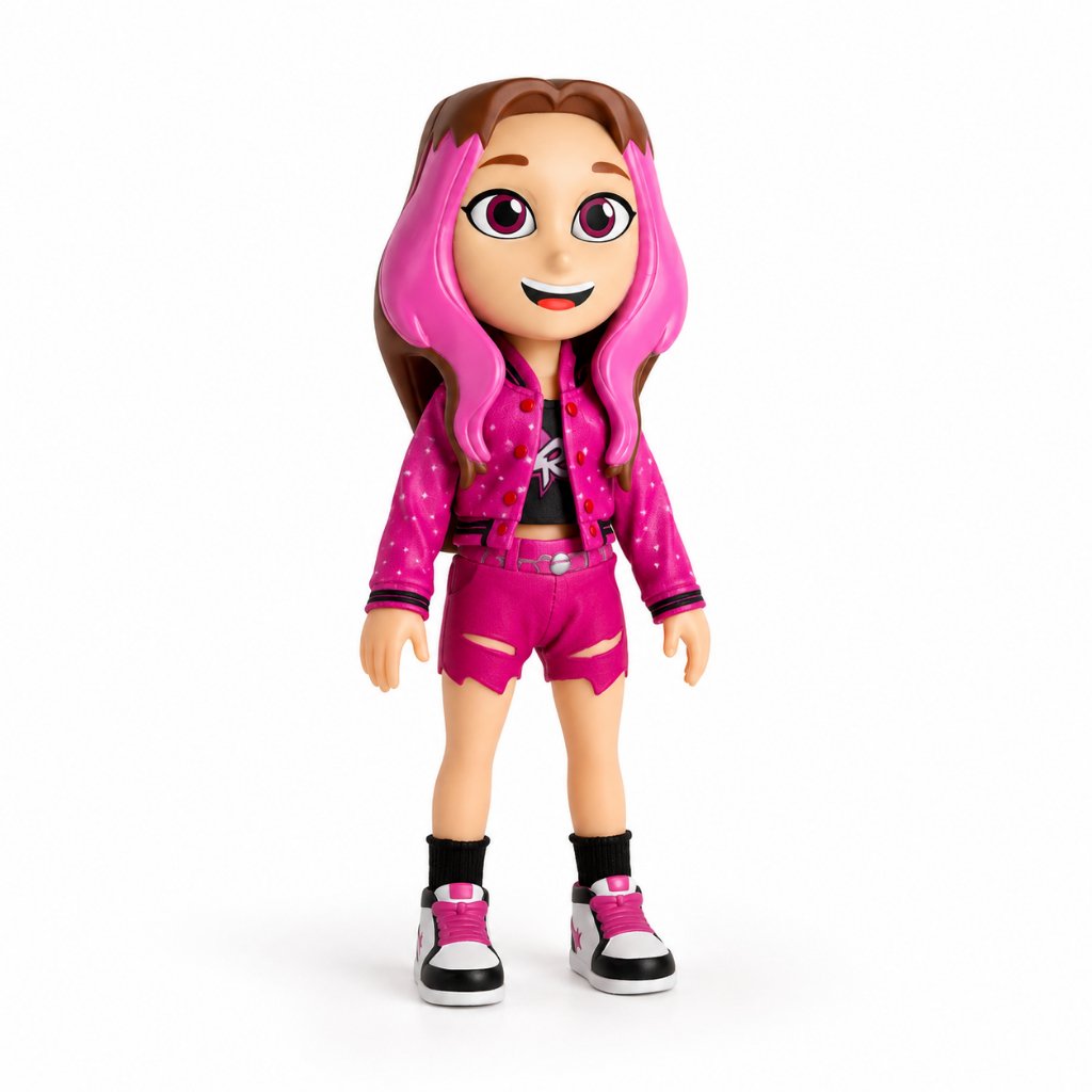 Brinquedo Boneca Emilly Vick Dos Rosa Oficial 26cm Youtube Infantil Kids