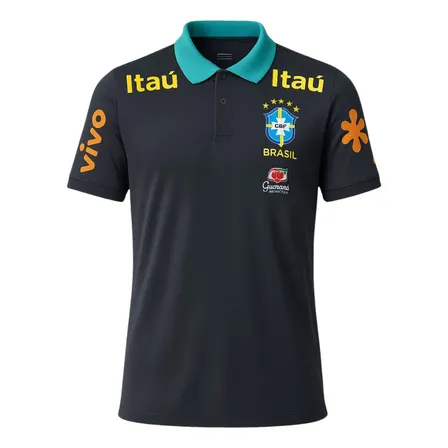 Camisa Brasil Masculina Versão Retrô Comemorativa