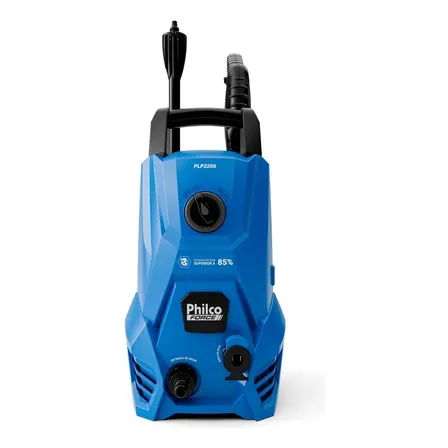 Lavadora De Alta Pressão Jato Compacta Philco Plp2200 1300w 1300 Psi/libras 312l/h Lança Regulável 220v Azul