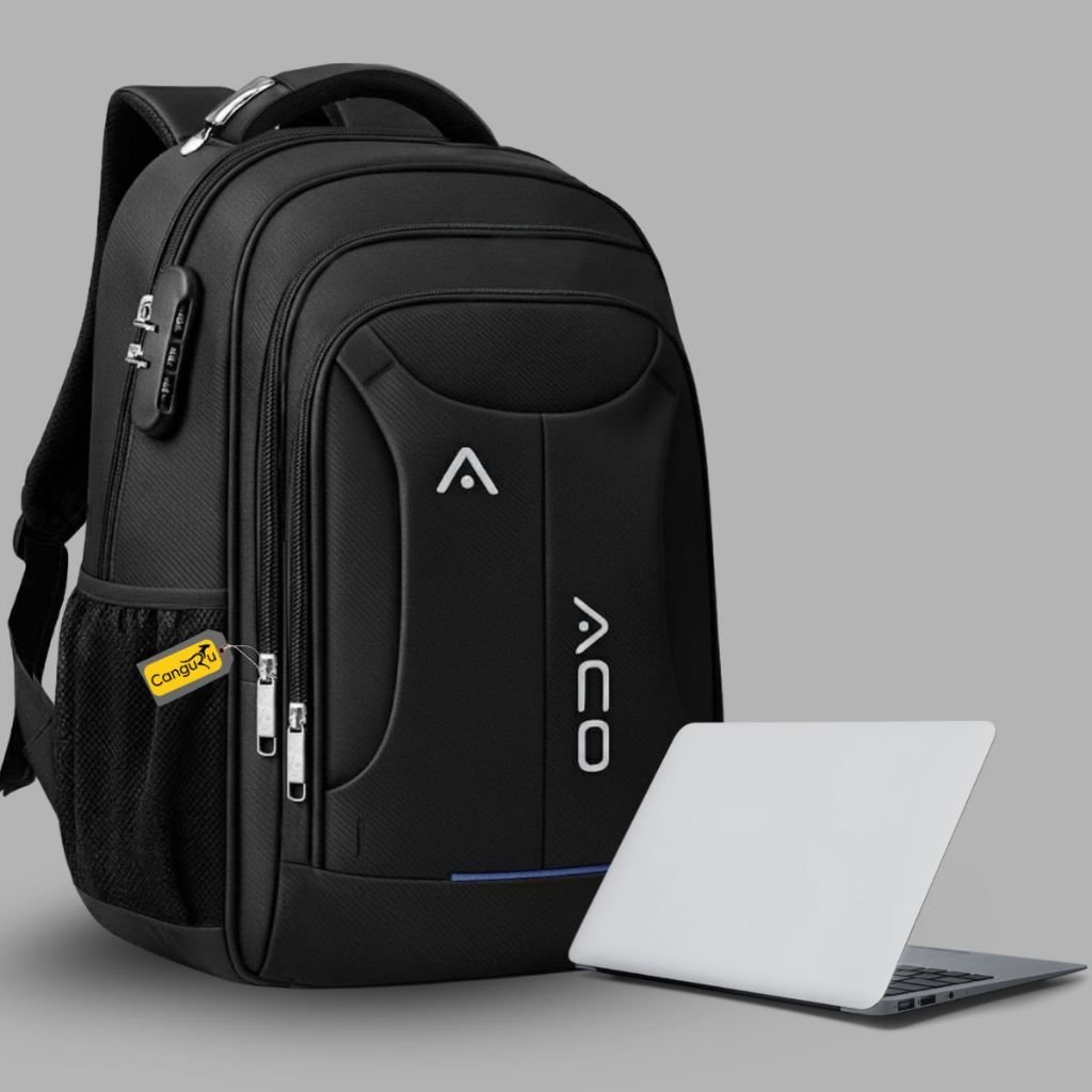 Mochila Feminina Masculina Reforçada Escolar Faculdade Trabalho Cadeado Alto Padrão Saída USB/FONE
