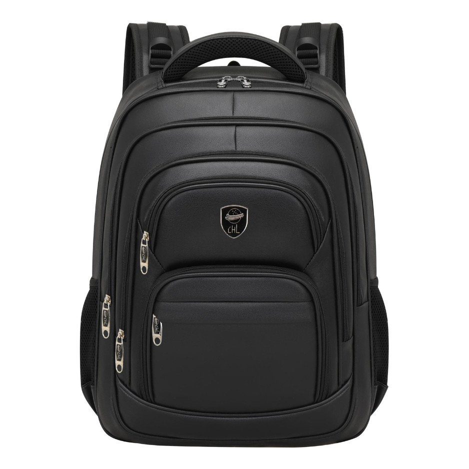 Mochila Chl Couro GRANDE 45L Urbana Impermeável 6 Bolsos