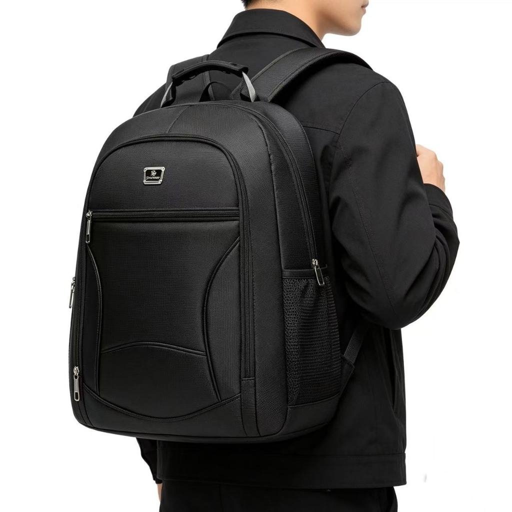 Mochila masculina reforçada impermeável,mochila escolar masculino,Com alça de aço  D9825/RC-1001