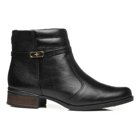 Bota Pegada Feminina Confortável Couro Original 282014