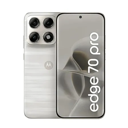 Smartphone Motorola Edge 70 Pro 5g - 256gb 24gb (12gb Ram+12gb Ram Boost), 4 Câmeras De 50mp, Tela 1.5k Extreme Amoled 144hz, Bateria 6500 Mah, Ip68/ip69 - Branco