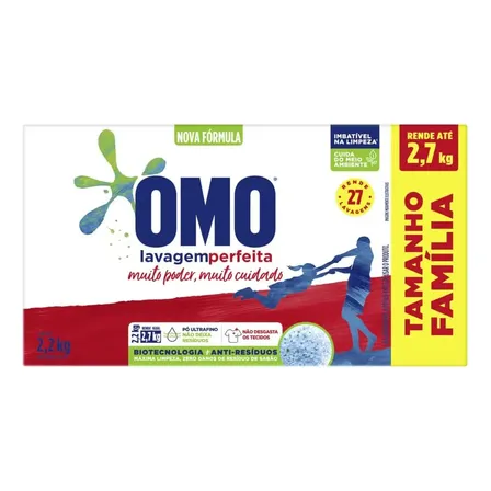 Sabão Em Pó Omo Lavagem Perfeita 2.2kg