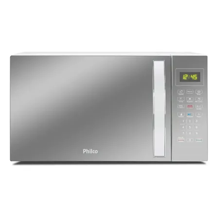 Micro-ondas 33l Philco Espelhado/branco 1400w 127v Pmo38e