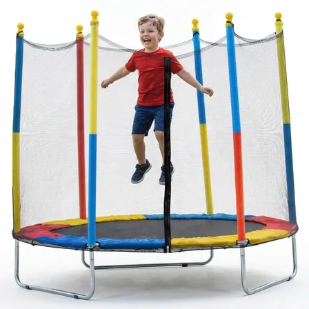 Cama Elástica Infantil Pula Pula 1,8m Trampolim Com Zíper