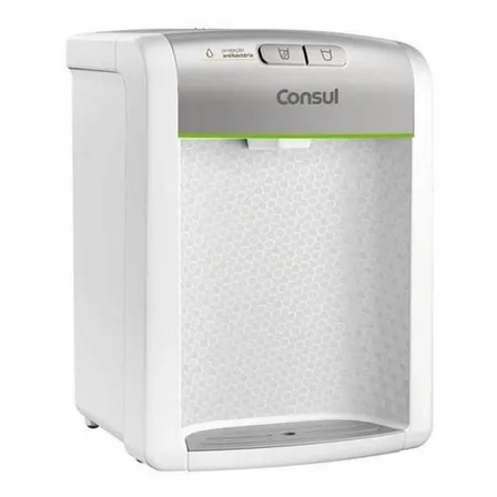 Purificador De Água Consul refrigerado Natural E Gelada com proteção antibactérias Bivolt Consul Branco - CPB34ASVNA