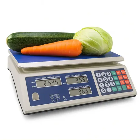 Balança Digital Eletrônica Comercial 40kg Precisão Familar Mercado Azul Domestico Cozinha Digital