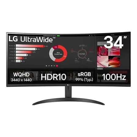 Monitor LG UltraWide 34” 100Hz - 34WR50QK-B