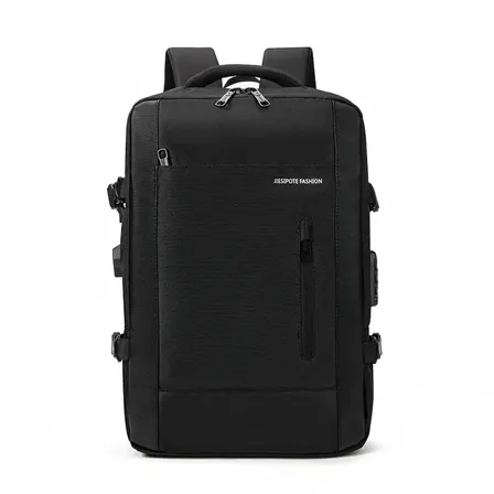 Mochila, para homens e mulheres, com fecho de senha, capacidade expandível de 30 a 42 L, impermeável, reforçada, ideal para viagens diárias e negócios, pode acomodar um laptop de 15,6 polegadas