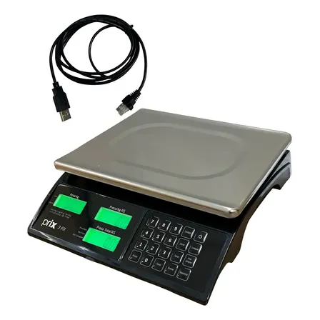 Balança Toledo Prix 3 Fit 32kg + Cabo Usb Toledo Cor Preto