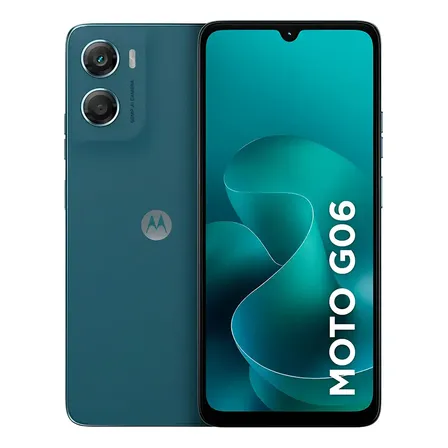 Smartphone Motorola Moto G06 4g 6.9pol 128gb 4gb Câmera 50mp Azul