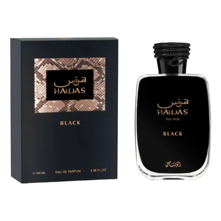 Perfume Eau de Parfum Rasasi Hawas Black Masculino 100 ml