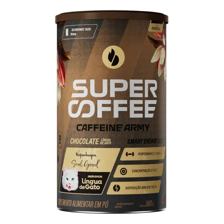 SuperCoffee Língua de Gato 380g Caffeine Army