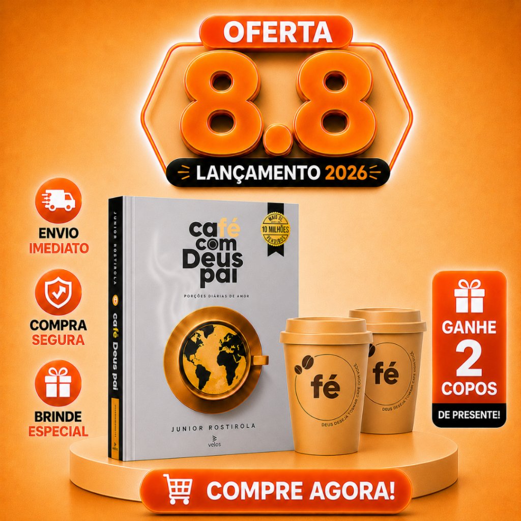 CAFÉ COM DEUS PAI 2026 | + BRINDE 2 COPOS 250ML