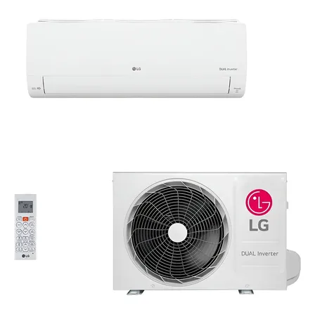 Ar-condicionado Hw LG Dual Inverter Voice +ai 9.000 Fr Branco