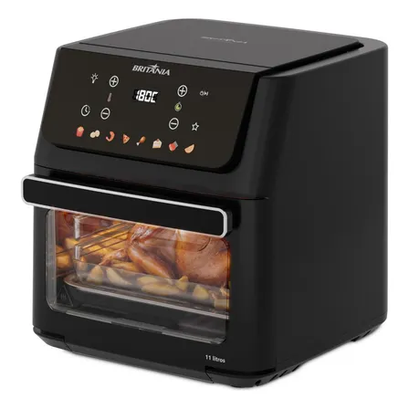 Fritadeira Air Fryer Oven Britânia 11 Litros 8 Funções 1800W BAF11A